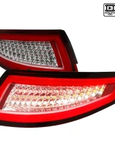 Spec-D LED Taillights (Chrome Housing/Red Lens) Porsche 911 997 2005-2009                                     - LT-91105RLED-TM - Image 10