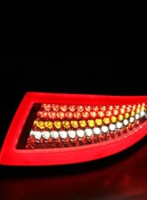 Spec-D LED Taillights (Chrome Housing/Red Lens) Porsche 911 997 2005-2009                                     - LT-91105RLED-TM - Image 2