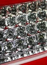 Spec-D LED Taillights (Chrome Housing/Red Lens) Porsche 911 997 2005-2009                                     - LT-91105RLED-TM - Image 4