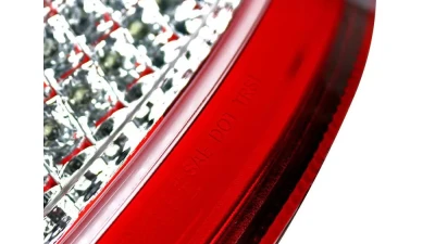 Spec-D LED Taillights (Chrome Housing/Red Lens) Porsche 911 997 2005-2009                                     - LT-91105RLED-TM - Image 7