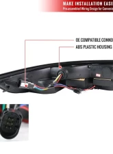 Spec-D LED Taillights (Chrome Housing/Red Lens) Porsche 911 997 2005-2009                                     - LT-91105RLED-TM - Image 9