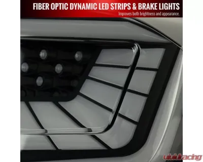 Spec-D SQ2 LED Sequential Signal Taillights (Glossy Black Housing/Smoked Lens) Honda Accord 2018-2022 - LT-ACD184SM-SQ2-RS