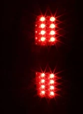 Spec-D LED Taillights (Glossy Black Housing/Smoked Lens) Chevrolet Avalanche 2007-2012                                     - LT-AVA07BBLED-TM - Image 2