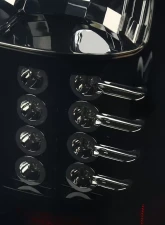 Spec-D LED Taillights (Glossy Black Housing/Smoked Lens) Chevrolet Avalanche 2007-2012                                     - LT-AVA07BBLED-TM - Image 5