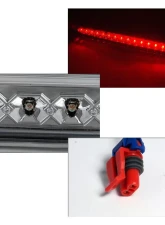 Spec-D LED 3rd Brake Light (Chrome Housing/Clear Lens) Chevrolet Avalanche 2007-2012                                     - LT-AVA07RBCLED-CY - Image 2
