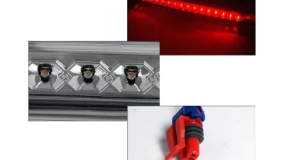 Spec-D LED 3rd Brake Light (Chrome Housing/Clear Lens) Chevrolet Avalanche 2007-2012                                     - LT-AVA07RBCLED-CY - Image 2