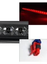 Spec-D LED 3rd Brake Light (Chrome Housing/Smoke Lens) Chevrolet Avalanche 2007-2012                                     - LT-AVA07RBGLED-CY - Image 3