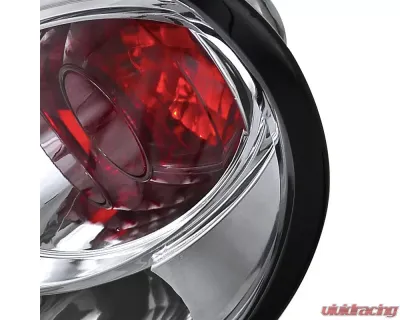 Spec-D Taillights (Chrome Housing/Clear Lens) Volkswagen Beetle 1998-2005 - LT-BEE98-APC