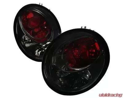 Spec-D Taillights (Chrome Housing/Smoke Lens) Volkswagen Beetle 1998-2005 - LT-BEE98G-APC
