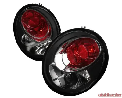 Spec-D Taillights (Matte Black Housing/Clear Lens) Volkswagen Beetle 1998-2005 - LT-BEE98JM-APC