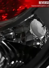 Spec-D Taillights (Matte Black Housing/Clear Lens) Volkswagen Beetle 1998-2005                                     - LT-BEE98JM-APC - Image 3