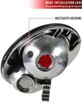 Spec-D Taillights (Matte Black Housing/Clear Lens) Volkswagen Beetle 1998-2005                                     - LT-BEE98JM-APC - Image 9