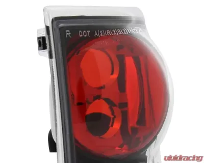 Spec-D Taillights (Matte Black Housing/Clear Lens) Chevrolet | GMC | Oldsmobile 1995-2004 - LT-BLZ95JM-TM