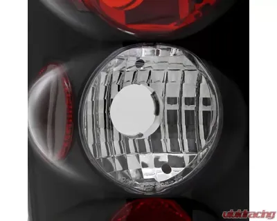 Spec-D Taillights (Matte Black Housing/Clear Lens) Chevrolet | GMC | Oldsmobile 1995-2004 - LT-BLZ95JM-TM