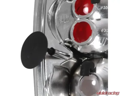 Spec-D Taillights (Matte Black Housing/Clear Lens) Chevrolet | GMC | Oldsmobile 1995-2004 - LT-BLZ95JM-TM