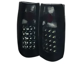 Spec-D APC LED Taillights (Chrome Housing/Smoke Lens) Chevrolet | GMC | Cadillac 1988-2000