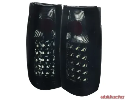 Spec-D APC LED Taillights (Chrome Housing/Smoke Lens) Chevrolet | GMC | Cadillac 1988-2000 - LT-C1088GLED-APC