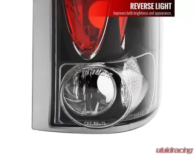 Spec-D Taillights (Matte Black Housing/Clear Lens) Chevrolet | GMC | Cadillac 1988-2000 - LT-C1088JM-TM
