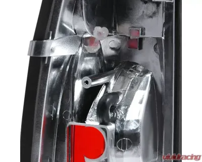 Spec-D Taillights (Matte Black Housing/Clear Lens) Chevrolet | GMC | Cadillac 1988-2000 - LT-C1088JM-TM