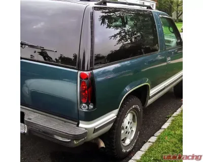 Spec-D Taillights (Matte Black Housing/Clear Lens) Chevrolet | GMC | Cadillac 1988-2000 - LT-C1088JM-TM