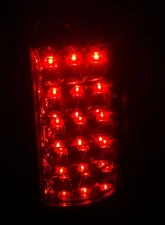 Spec-D LED Taillights (Chrome Housing/Red Smoked Lens) Chevrolet | GMC | Cadillac 1988-2000                                     - LT-C1088RGLED-APC - Image 2