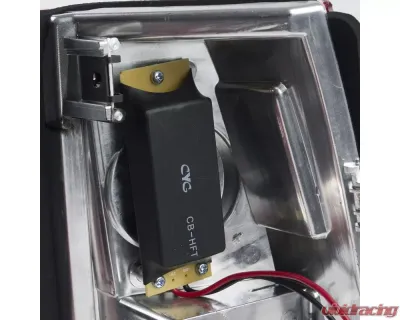 Spec-D LED Taillights (Chrome Housing/Red Smoked Lens) Chevrolet | GMC | Cadillac 1988-2000 - LT-C1088RGLED-APC