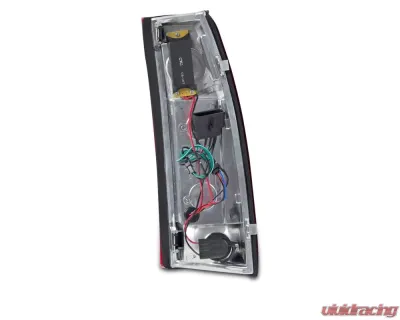 Spec-D LED Taillights (Chrome Housing/Red Smoked Lens) Chevrolet | GMC | Cadillac 1988-2000 - LT-C1088RGLED-APC