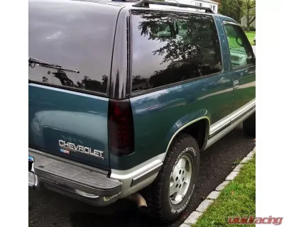 Spec-D LED Taillights (Chrome Housing/Red Smoked Lens) Chevrolet | GMC | Cadillac 1988-2000 - LT-C1088RGLED-APC