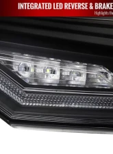 Spec-D LED Taillights w/ Sequential Signal Lamps (Matte Black Housing/Clear Lens) Toyota Camry 2018-2022                                     - LT-CAM18JMLED-SQ-RS - Image 8