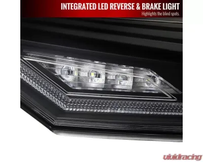 Spec-D LED Taillights w/ Sequential Signal Lamps (Matte Black Housing/Clear Lens) Toyota Camry 2018-2022 - LT-CAM18JMLED-SQ-RS