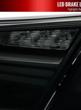 Spec-D LED Taillights w/ Sequential Signal Lamps (Matte Black Housing/Smoked Lens) Toyota Camry 2018-2022                                     - LT-CAM18SMLED-SQ-RS - Image 7