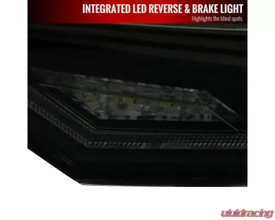 Spec-D LED Taillights w/ Sequential Signal Lamps (Matte Black Housing/Smoked Lens) Toyota Camry 2018-2022 - LT-CAM18SMLED-SQ-RS