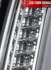 Spec-D LED Taillights (Chrome Housing/Clear Lens) Cadillac CTS 2003-2007                                     - LT-CTS03CLED-TM - Image 5