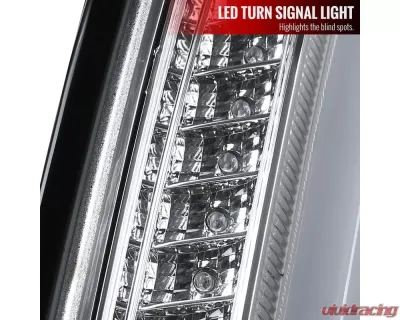 Spec-D LED Taillights (Chrome Housing/Clear Lens) Cadillac CTS 2003-2007 - LT-CTS03CLED-TM