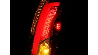 Spec-D LED Taillights (Chrome Housing/Smoked Lens) Cadillac CTS 2003-2007                                     - LT-CTS03GLED-TM - Image 2