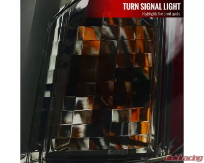 Spec-D LED Taillights (Chrome Housing/Smoked Lens) Cadillac CTS 2003-2007 - LT-CTS03GLED-TM