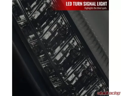 Spec-D LED Taillights (Chrome Housing/Smoked Lens) Cadillac CTS 2003-2007 - LT-CTS03GLED-TM