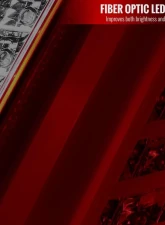 Spec-D LED Taillights (Chrome Housing/Red Smoked Lens) Cadillac CTS 2003-2007                                     - LT-CTS03RGLED-TM - Image 3