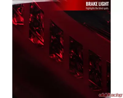 Spec-D LED Taillights (Chrome Housing/Red Smoked Lens) Cadillac CTS 2003-2007 - LT-CTS03RGLED-TM