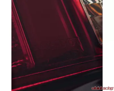 Spec-D LED Taillights (Chrome Housing/Red Smoked Lens) Cadillac CTS 2003-2007 - LT-CTS03RGLED-TM