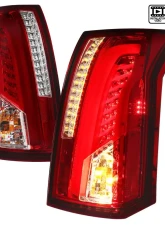Spec-D LED Taillights (Chrome Housing/Red Lens) Cadillac CTS 2003-2007                                     - LT-CTS03RLED-TM - Image 10