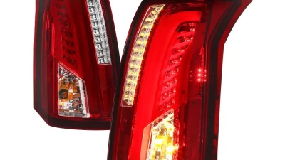 Spec-D LED Taillights (Chrome Housing/Red Lens) Cadillac CTS 2003-2007                                     - LT-CTS03RLED-TM - Image 10