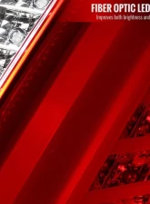 Spec-D LED Taillights (Chrome Housing/Red Lens) Cadillac CTS 2003-2007                                     - LT-CTS03RLED-TM - Image 3
