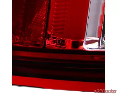 Spec-D LED Taillights (Chrome Housing/Red Lens) Cadillac CTS 2003-2007 - LT-CTS03RLED-TM