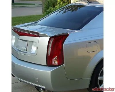 Spec-D LED Taillights (Chrome Housing/Red Lens) Cadillac CTS 2003-2007 - LT-CTS03RLED-TM