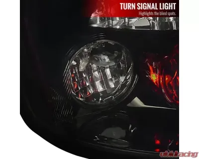 Spec-D Taillights (Glossy Black Housing/Smoke Lens) Honda Civic Coupe 2006-2011 - LT-CV062BB-TM