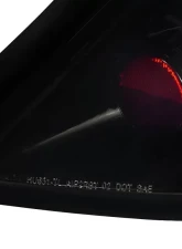 Spec-D Taillights (Glossy Black Housing/Smoke Lens) Honda Civic Coupe 2006-2011                                     - LT-CV062BB-TM - Image 6
