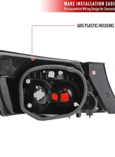 Spec-D Taillights (Glossy Black Housing/Smoke Lens) Honda Civic Coupe 2006-2011                                     - LT-CV062BB-TM - Image 7