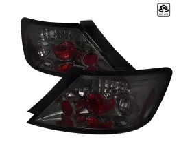Spec-D Taillights (Chrome Housing/Smoke Lens) Honda Civic Coupe 2006-2011