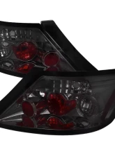 Spec-D Taillights (Chrome Housing/Smoked Lens) Honda Civic 2006-2011                                     - LT-CV062G-TM - Image 9